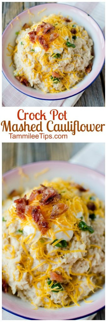 Healthy Crockpot Side Dishes
 Crock Pot Cheesy Mashed Cauliflower Recipe