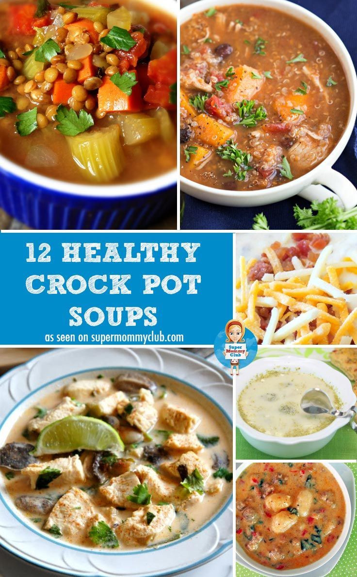 Healthy Crockpot Soups
 266 best images about Slow Cooker Recipes Recetas en