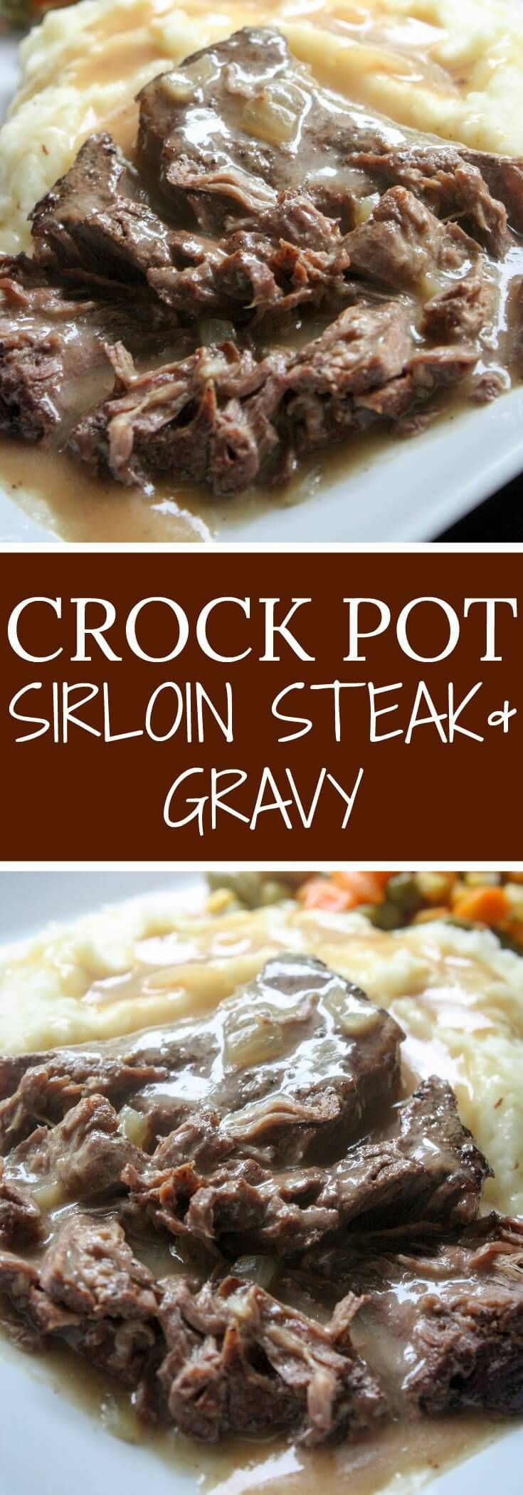 Healthy Cube Steak Slow Cooker Recipes
 Slow Cooker Sirloin Steak and Gravy Recipe