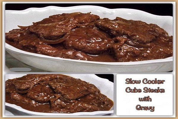 Healthy Cube Steak Slow Cooker Recipes
 SLOW COOKER CUBE STEAKS WITH GRAVY – Best Cooking recipes