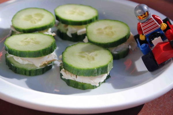 Healthy Cucumber Snacks
 Munchy Monday Snack Time Cucumber cream cheese and