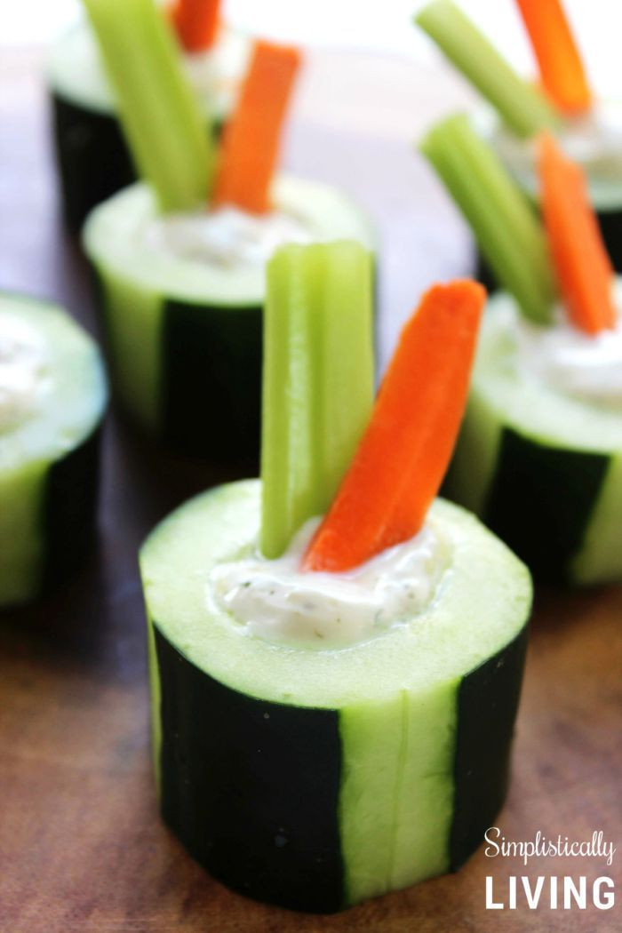 Healthy Cucumber Snacks
 Easy Cucumber Bites Snack Simplistically Living