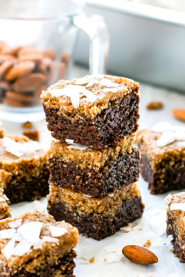 Healthy Dairy Free Desserts
 Healthy German Chocolate Bars with Almond Butter
