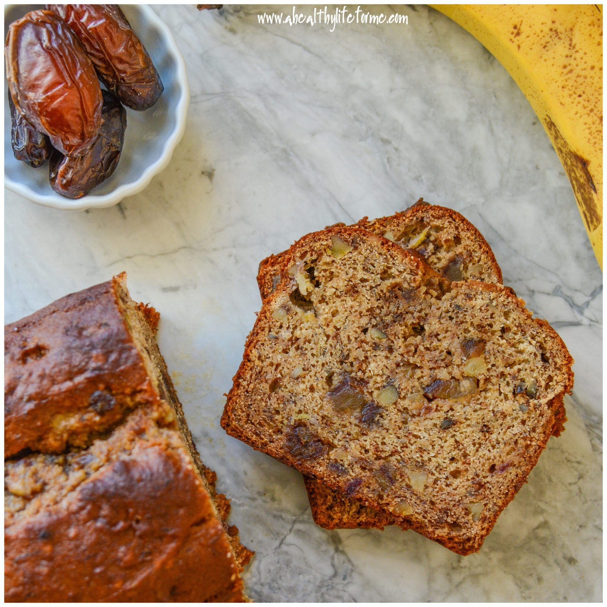 Healthy Date Bread Recipe
 Gluten Free Banana Walnut Date Bread A Healthy Life For Me