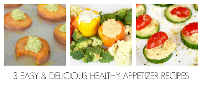 Healthy Delicious Appetizers
 3 Quick & Easy Healthy Holiday Appetizer Recipes VIDEO