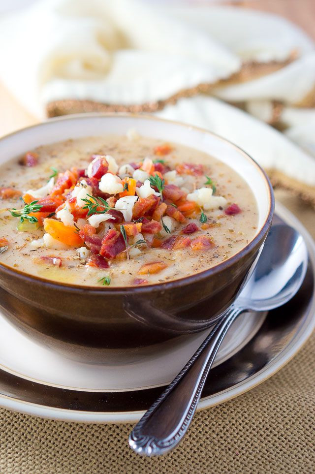 Healthy Delicious Soups
 Easy Cauliflower Soup