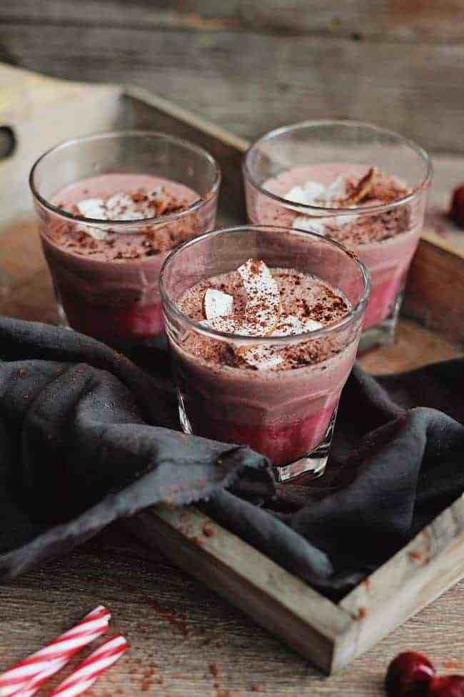 Healthy Dessert Smoothies
 Healthy Chocolate Smoothie with Cherries