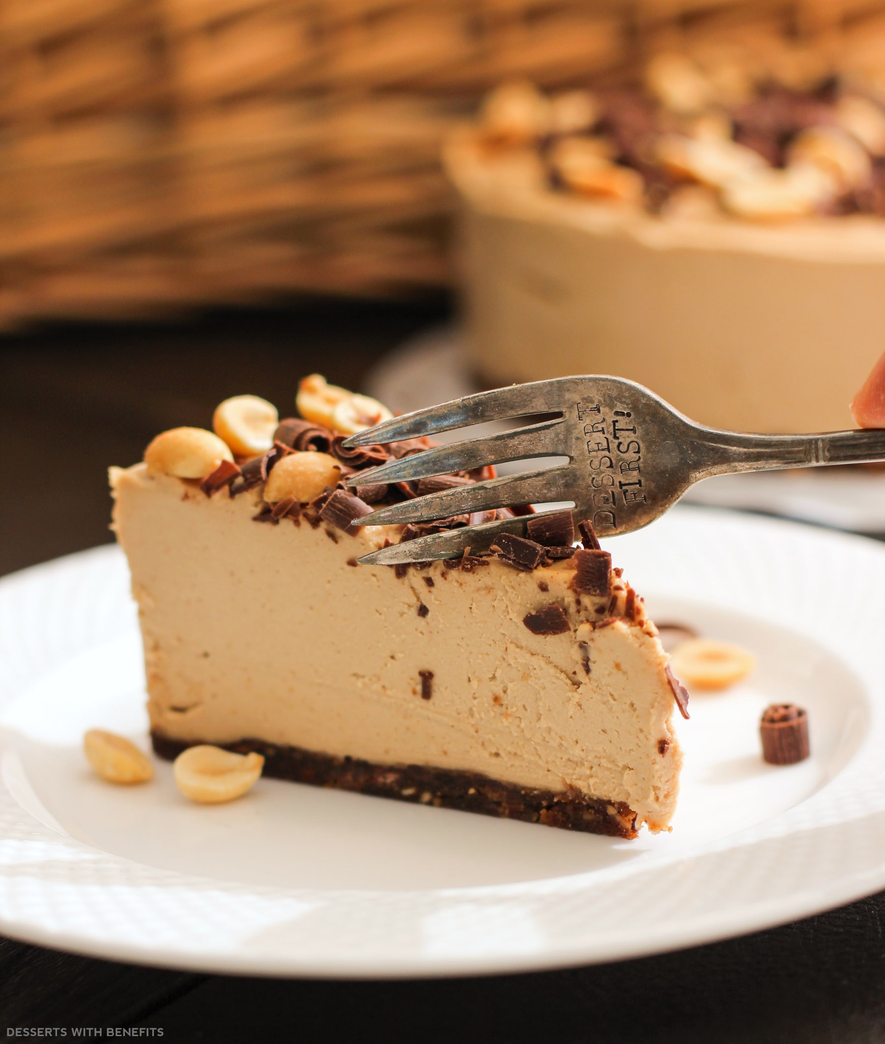Healthy Desserts For One
 Healthy Chocolate Peanut Butter Raw Cheesecake