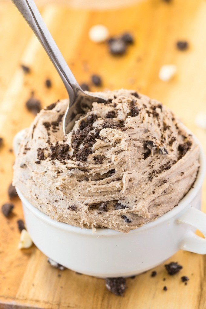 Healthy Desserts For One
 Healthy Cookies and Cream Dip For one Paleo Vegan