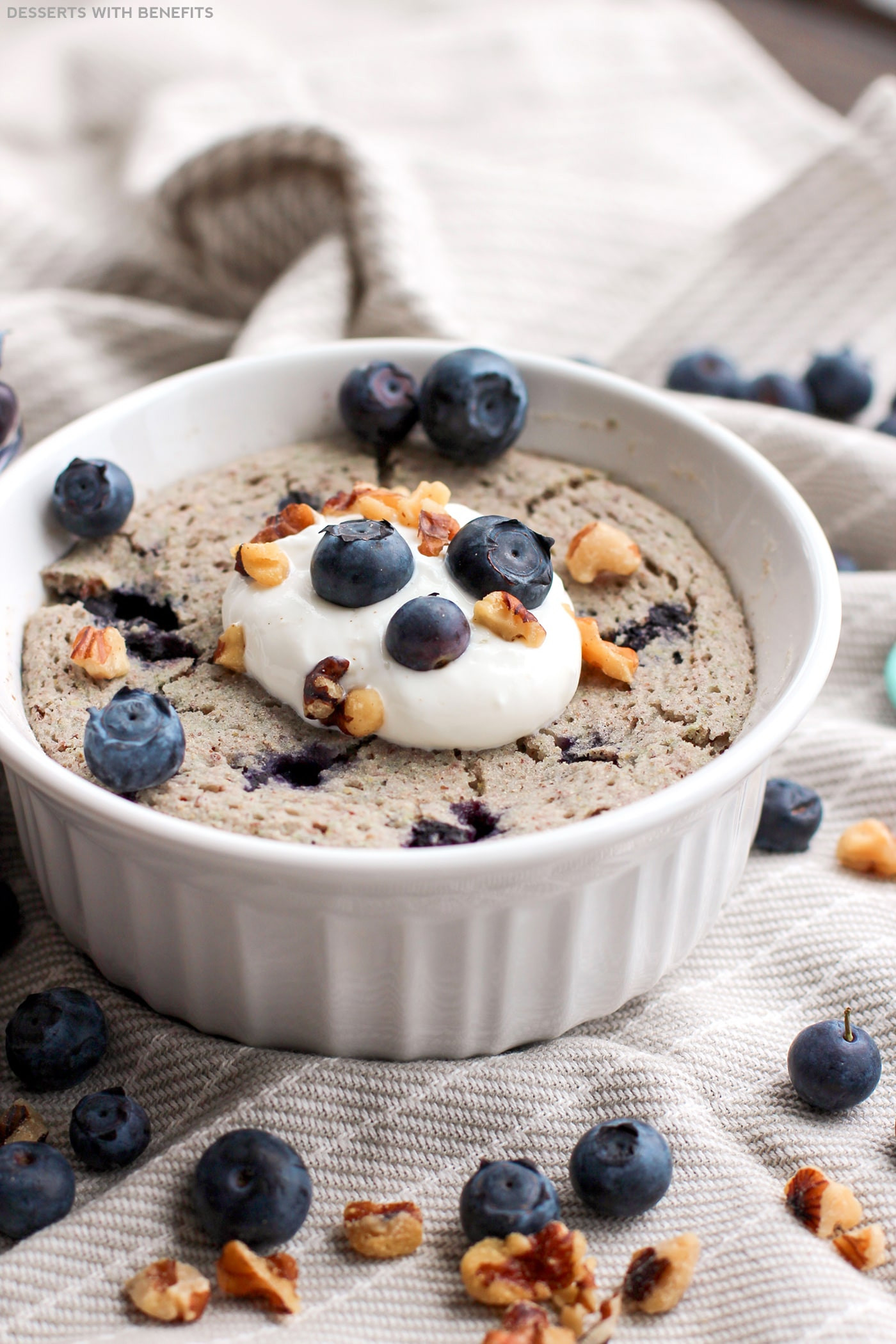 Healthy Desserts For One
 Healthy Single Serving Blueberry Microwave Muffin