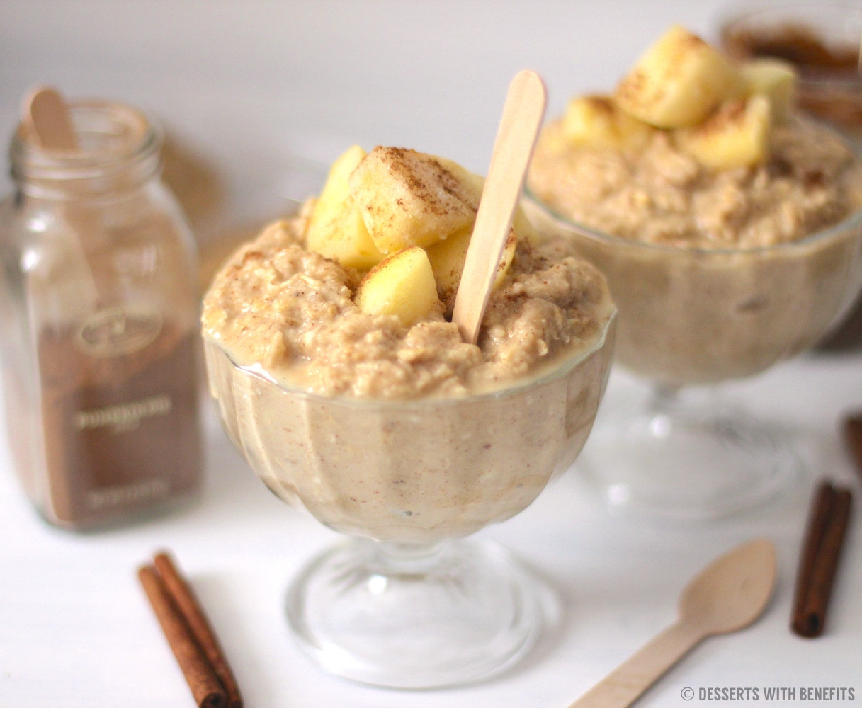 Healthy Desserts For Two
 Healthy Apple Pie Overnight Dessert Oats Recipe Gluten