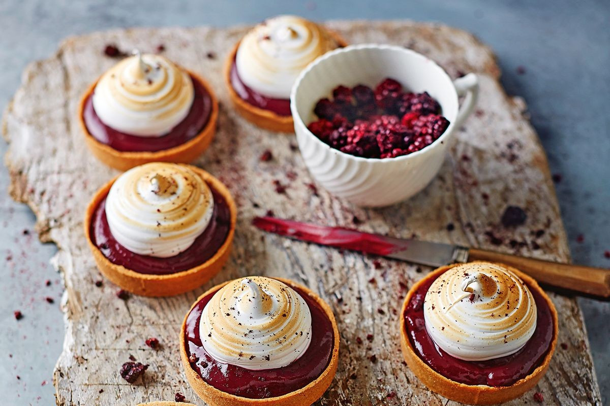 Healthy Desserts Jamie Oliver
 Jamie Oliver s blackcurrant meringue pies Recipes