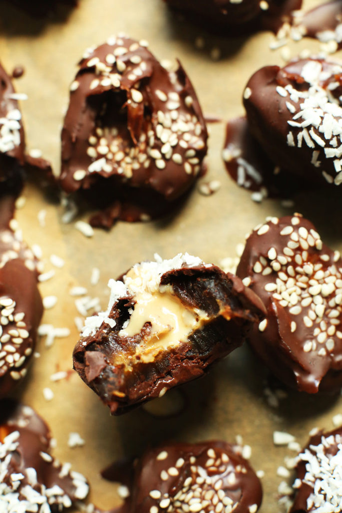 Healthy Desserts With Dates
 Tahini Stuffed Dates