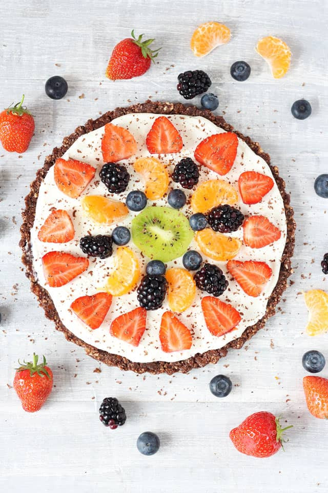 Healthy Desserts With Fruit
 Healthy No Bake Chocolate Fruit Pizza My Fussy Eater