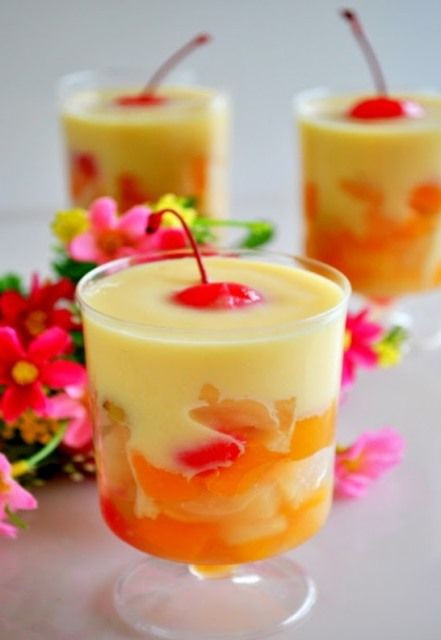 Healthy Desserts With Fruit
 Vanilla Flavored Custard Healthy Dessert Recipes Fit Girl