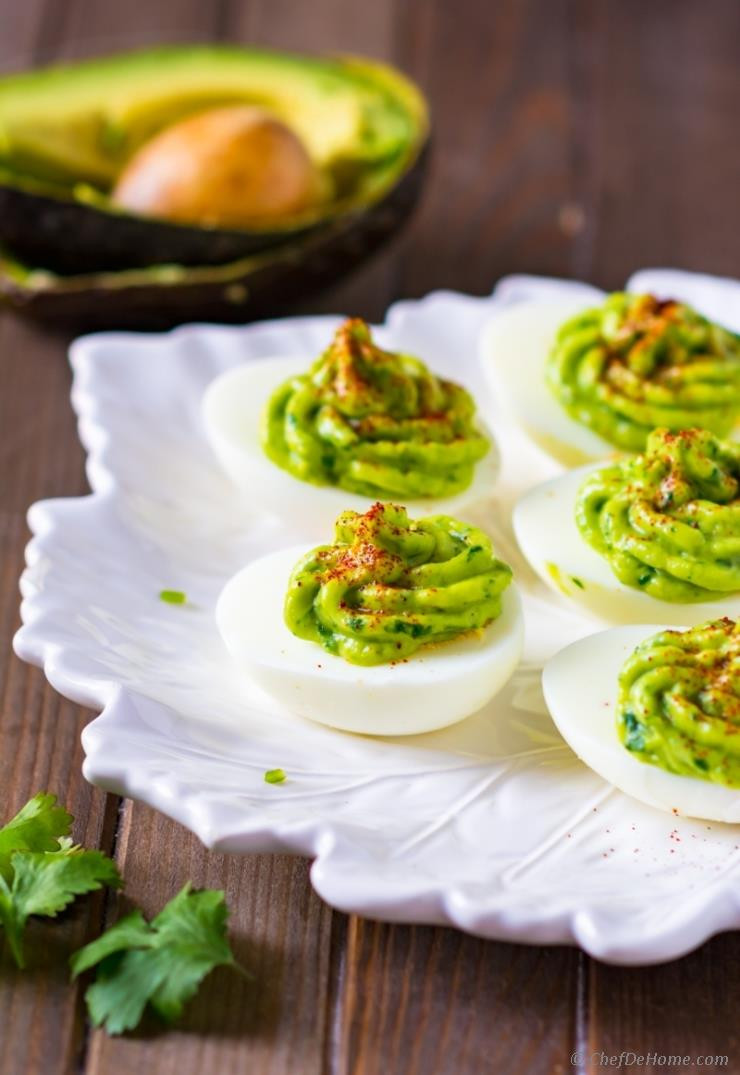 Healthy Deviled Eggs Recipe
 Healthy Deviled Eggs with Avocado Recipe