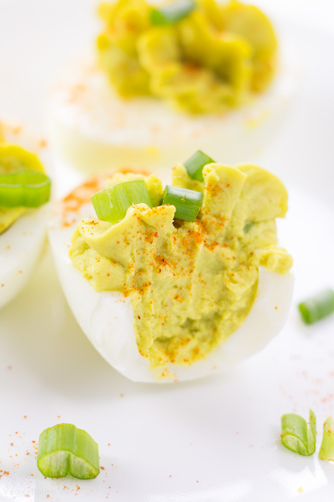 Healthy Deviled Eggs With Avocado
 Healthy Deviled Eggs Avocado Horseradish VeggieBalance