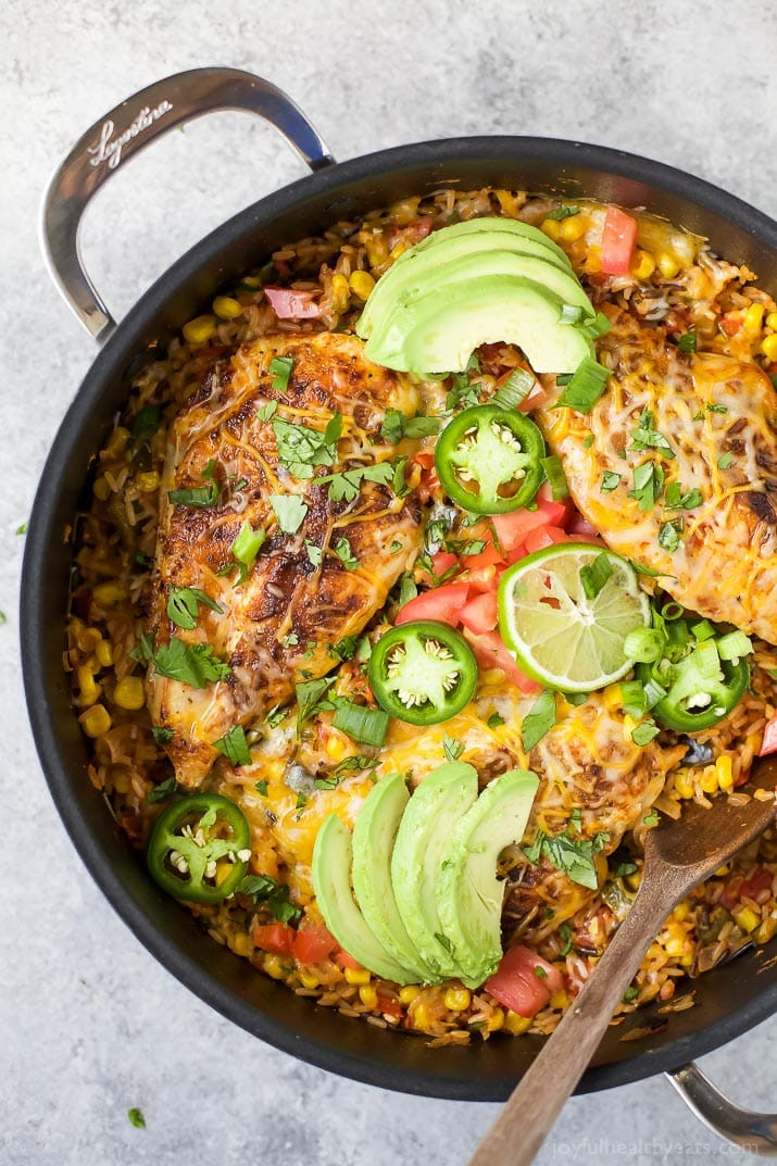 Healthy Dinner Ideas Pinterest
 e Pan Southwestern Chicken and Rice