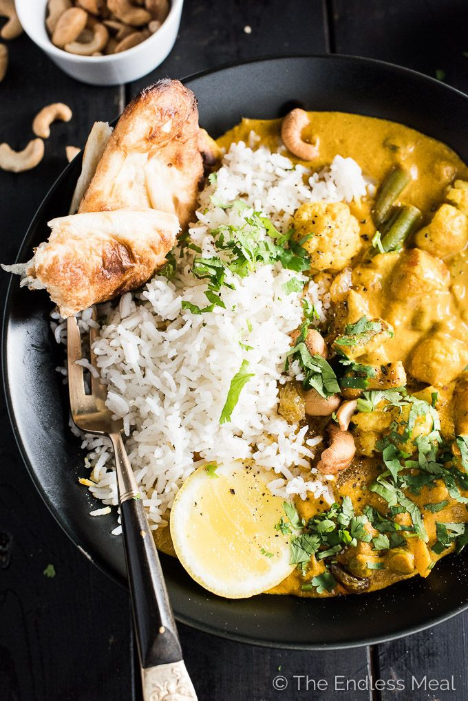 Healthy Dinner Recipes Indian Vegetarian
 Coconut Ve arian Korma Recipe