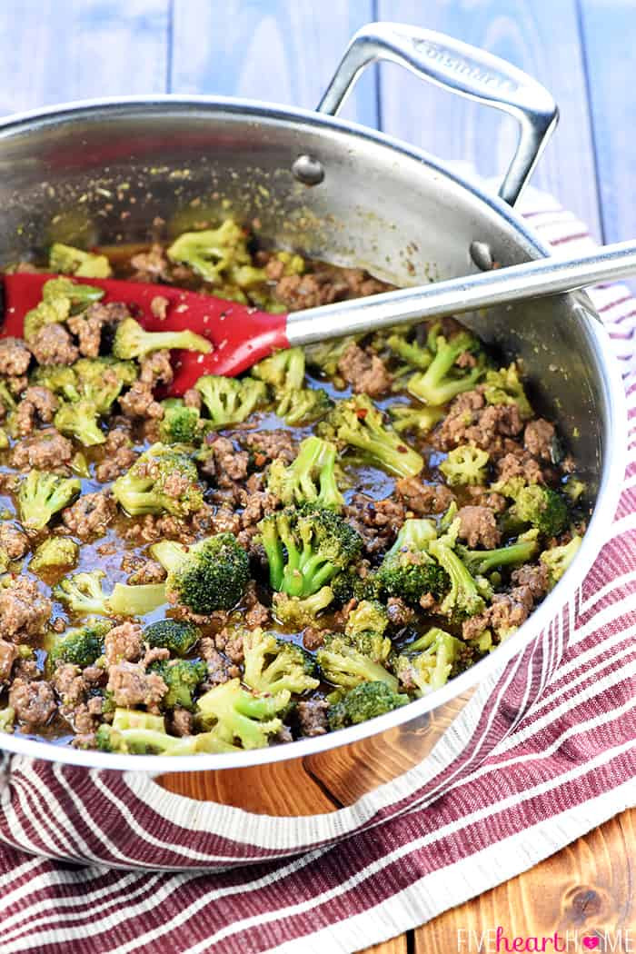 Healthy Dinner Recipes With Ground Beef
 Ground Beef and Broccoli