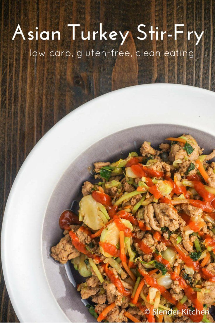 Healthy Dinner Recipes With Ground Turkey
 Asian Ground Turkey Stir Fry Recipe