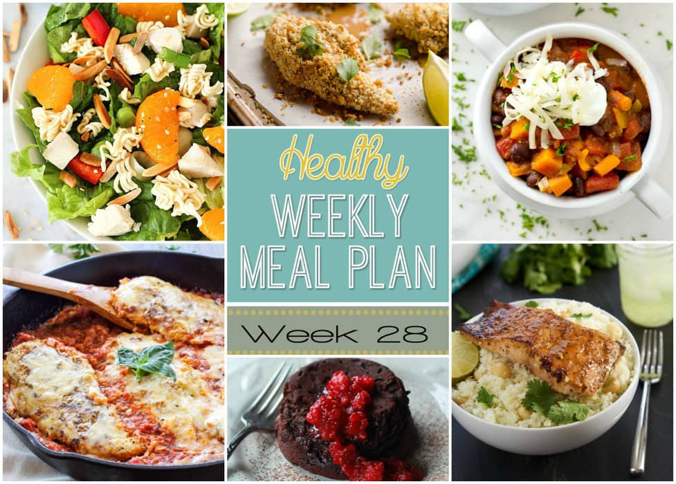 Healthy Dinner Sides
 Healthy Weekly Meal Plan 28 Yummy Healthy Easy