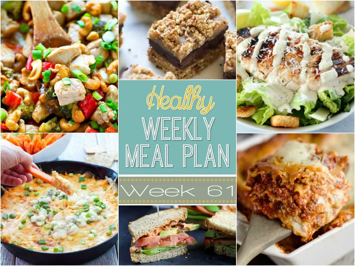 Healthy Dinner Sides
 Healthy Weekly Meal Plan 61 Yummy Healthy Easy