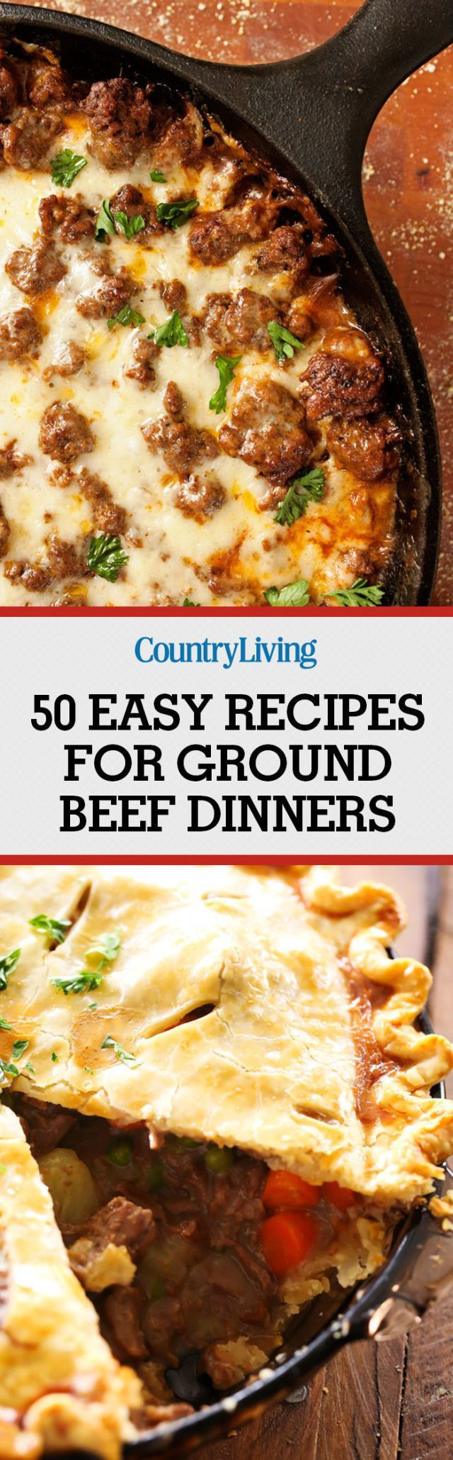 Healthy Dinner With Ground Beef
 100 Ground Beef Recipes on Pinterest