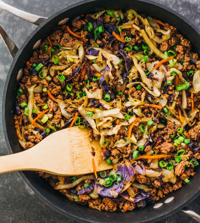 Healthy Dinner With Ground Beef
 Ground Beef and Cabbage Stir Fry