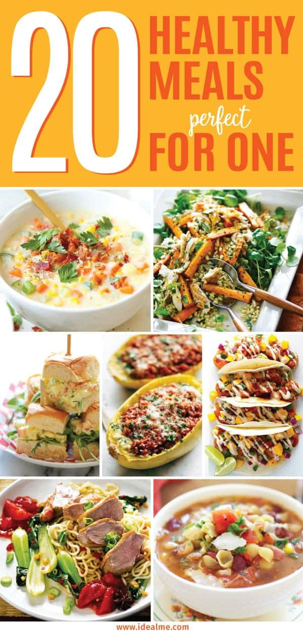 Healthy Dinners For One Person
 20 Healthy Meals That Are Perfect For e Ideal Me