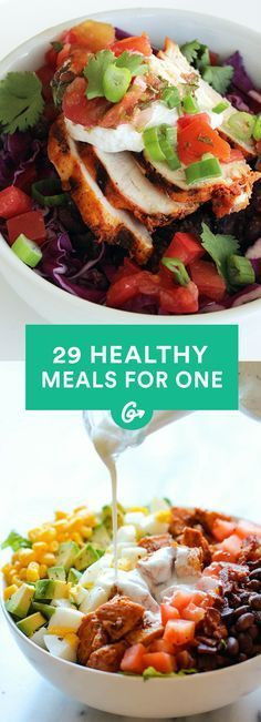 Healthy Dinners For One Person
 Single Serve Meals on Pinterest