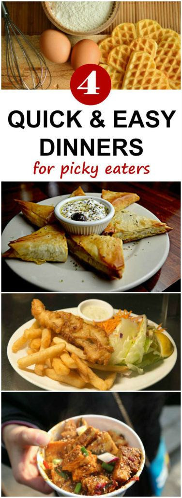 Healthy Dinners For Picky Eaters
 Four Quick and Easy Dinner Ideas for Picky Eaters