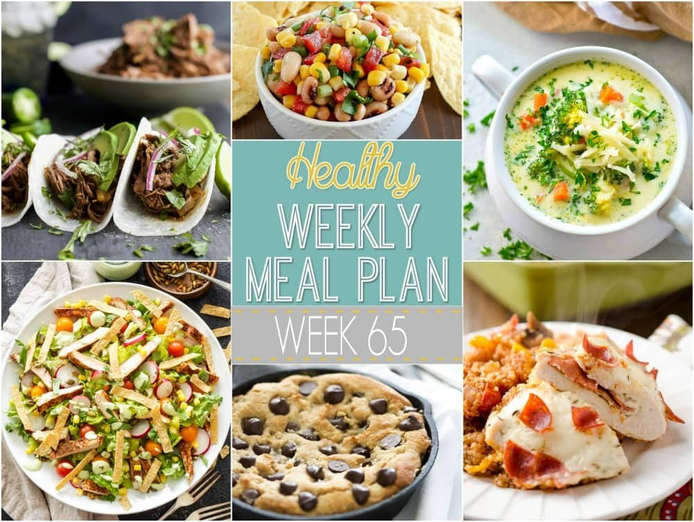 Healthy Dinners For The Week
 Healthy Weekly Meal Plan 65 Yummy Healthy Easy