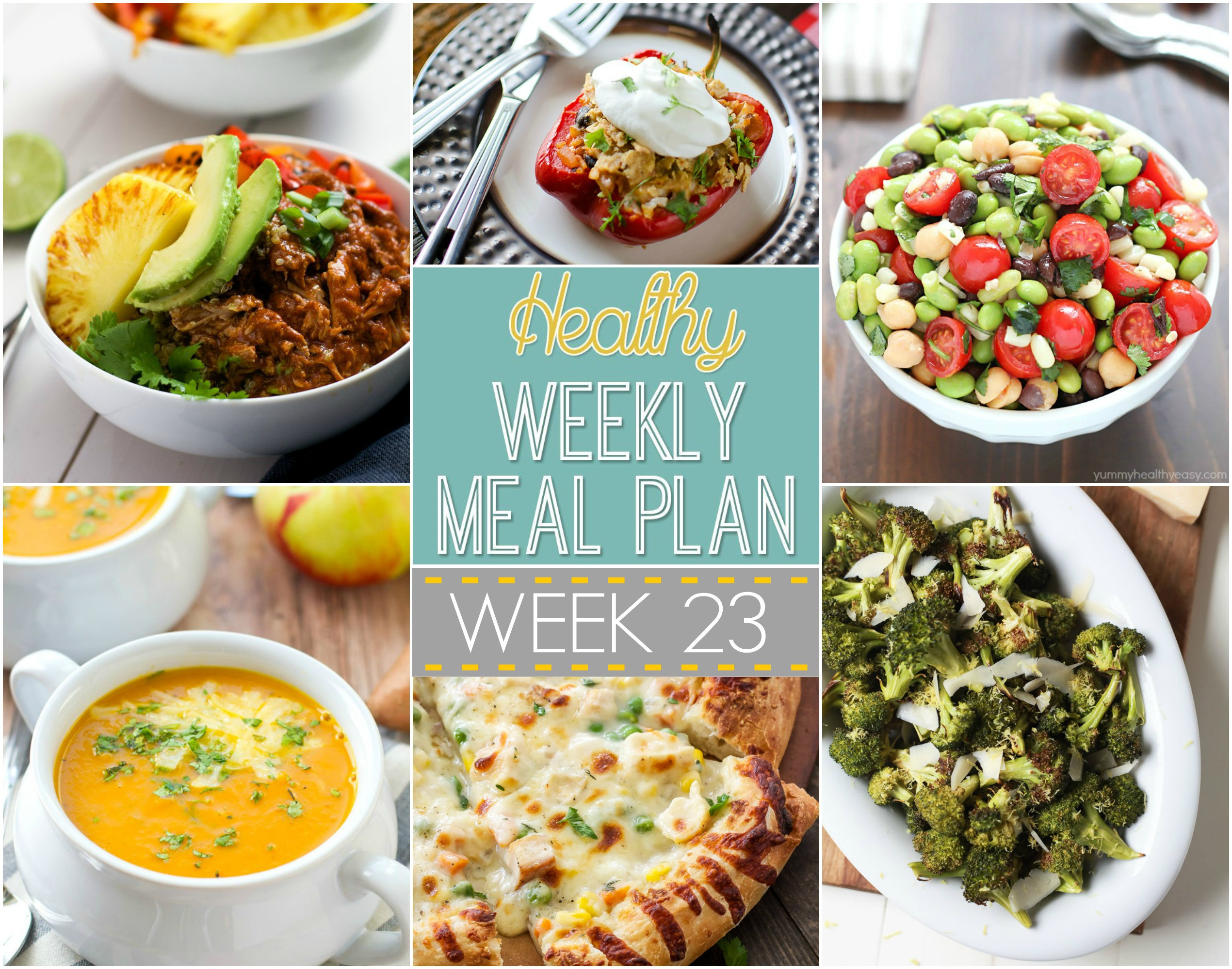 Healthy Dinners For The Week
 Healthy Weekly Meal Plan 23 Recipe Runner