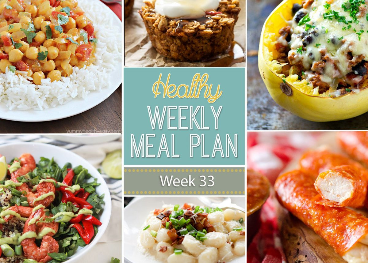 Healthy Dinners For The Week
 Healthy Weekly Meal Plan 33