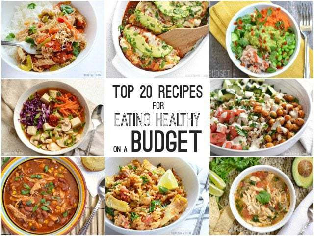 Healthy Dinners On A Budget
 Top 20 Recipes for Eating Healthy on a Bud Bud Bytes