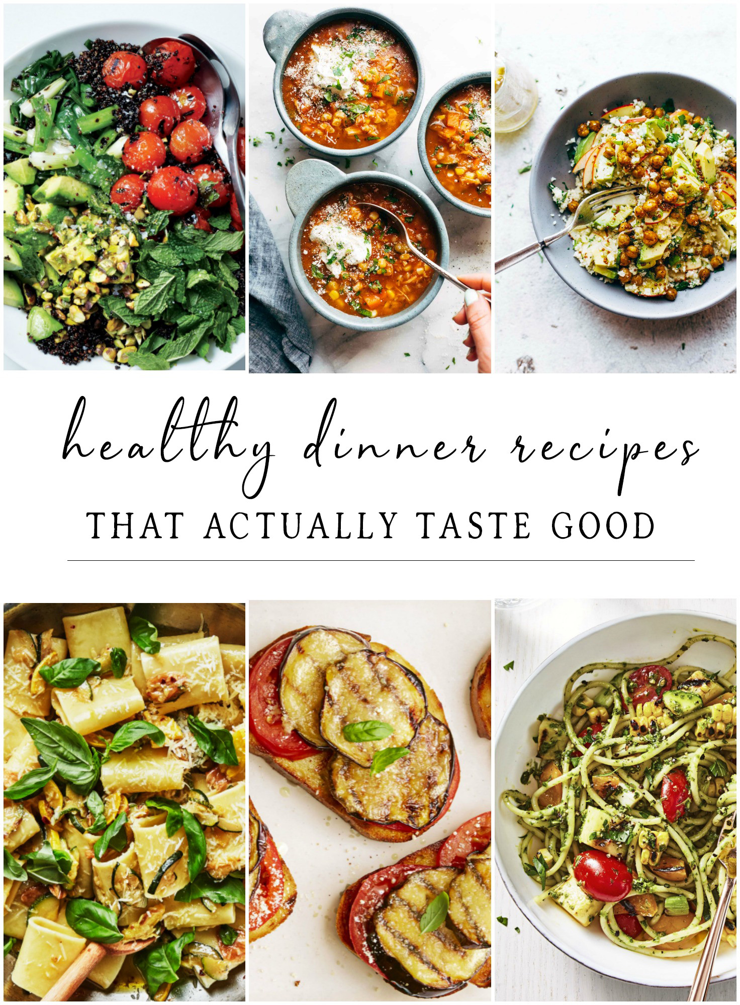 Healthy Dinners That Taste Good
 Healthy Dinner Recipes
