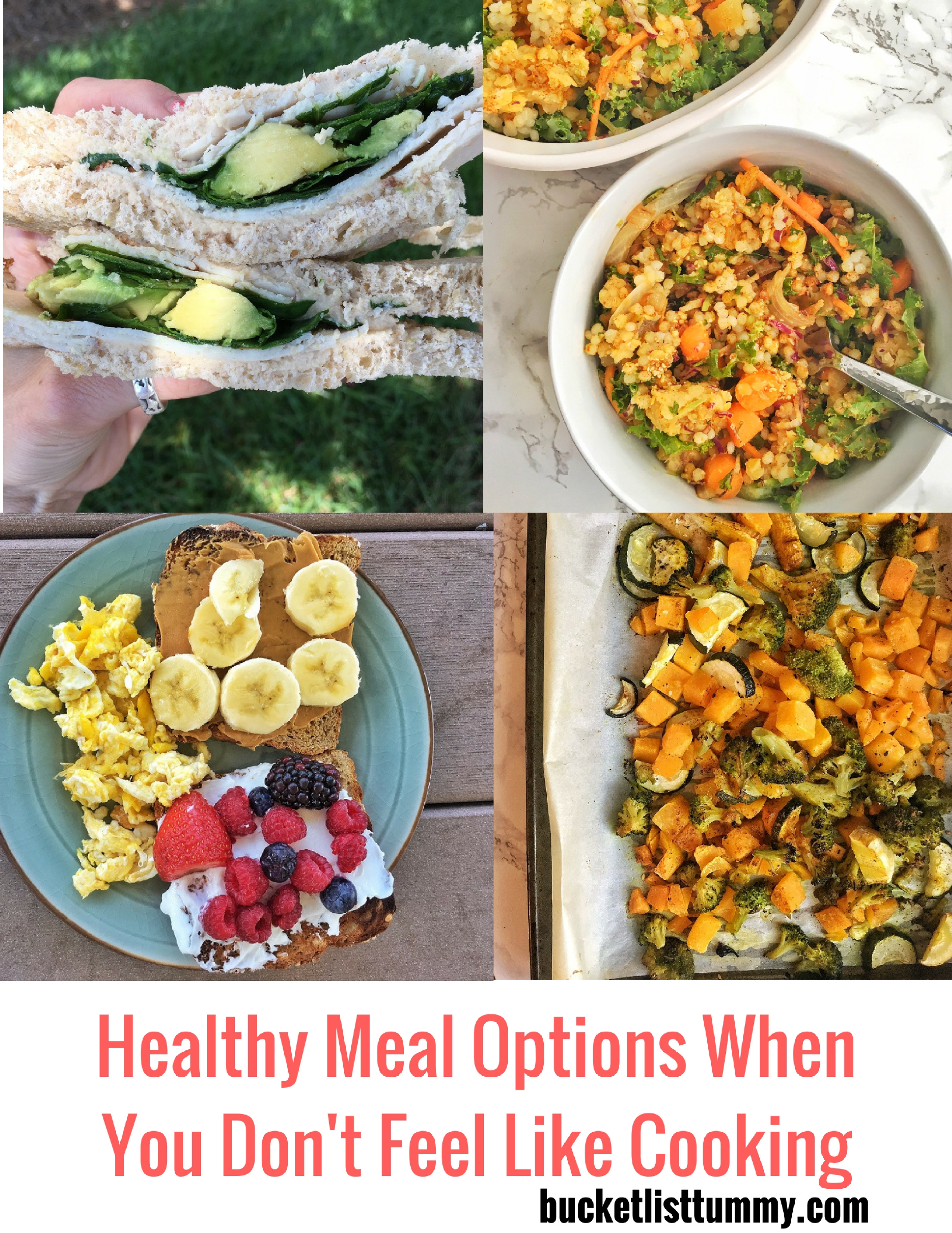 Healthy Dinners To Cook
 Quick Healthy Meal Options When you Don t Feel like Cooking