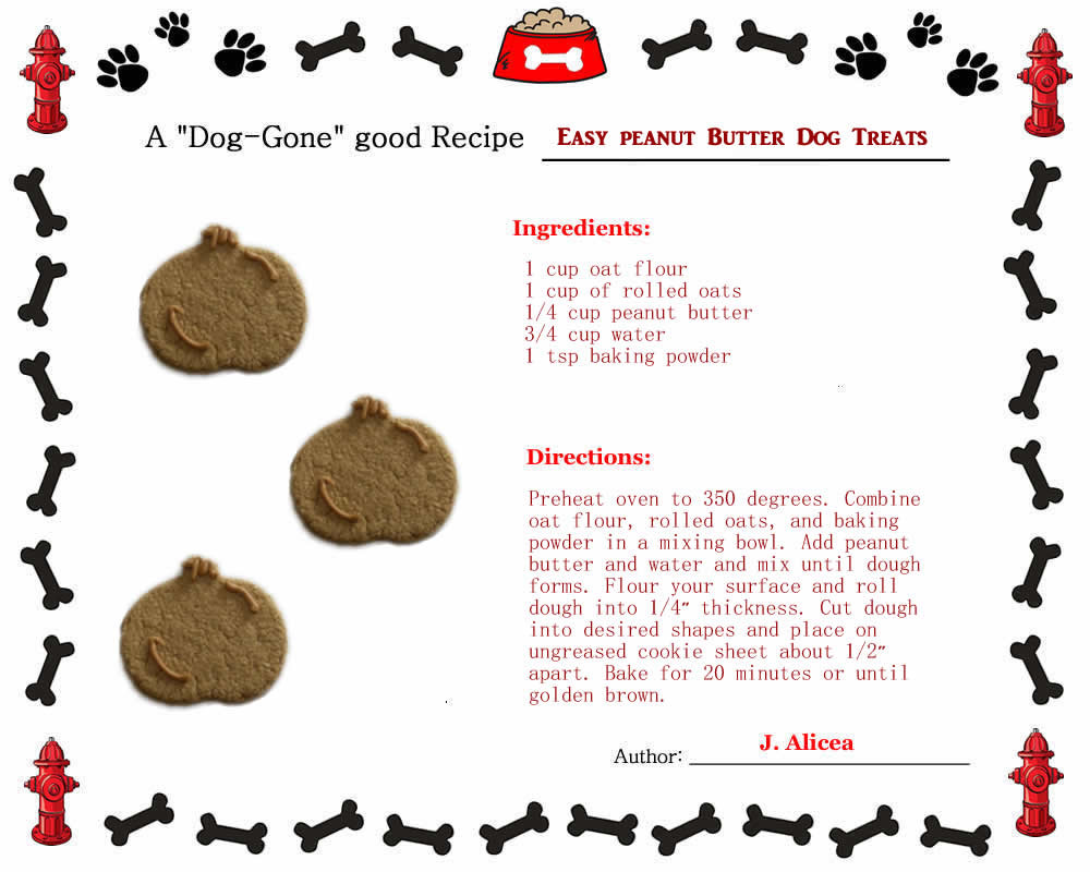 Healthy Dog Biscuit Recipe
 Healthy Dog Biscuit Recipes Oats & Oatmeal