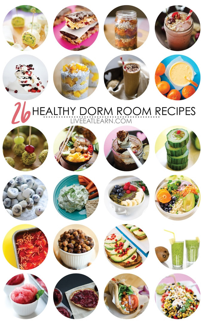 Healthy Dorm Snacks
 26 Healthy Dorm Room Recipes