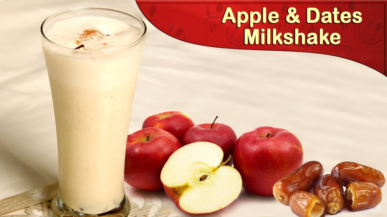 Healthy Drink Recipes For Kids
 Apple and Dates Milkshake Healthy Drinks