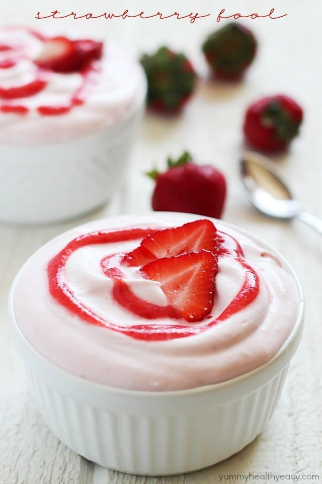 Healthy Easy Desserts
 Strawberry Fool Dessert Yummy Healthy Easy