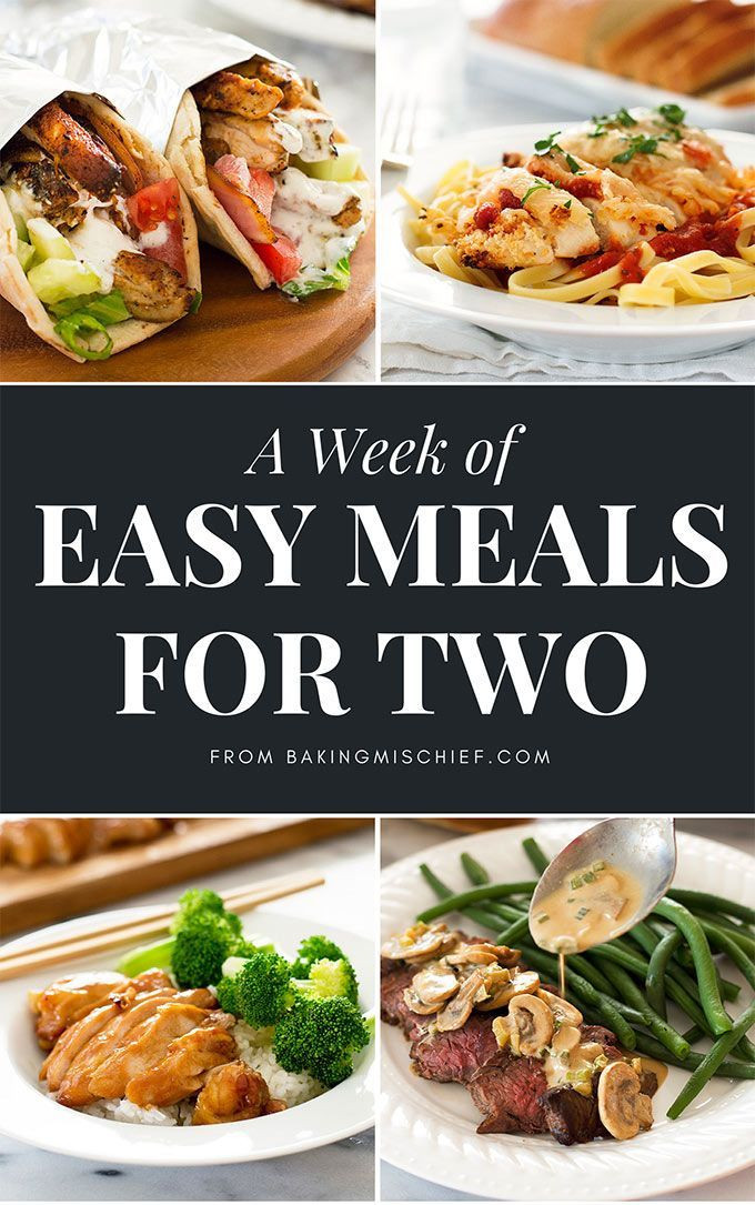 Healthy Easy Dinner Recipes For Two
 Best 25 Meals for two ideas on Pinterest