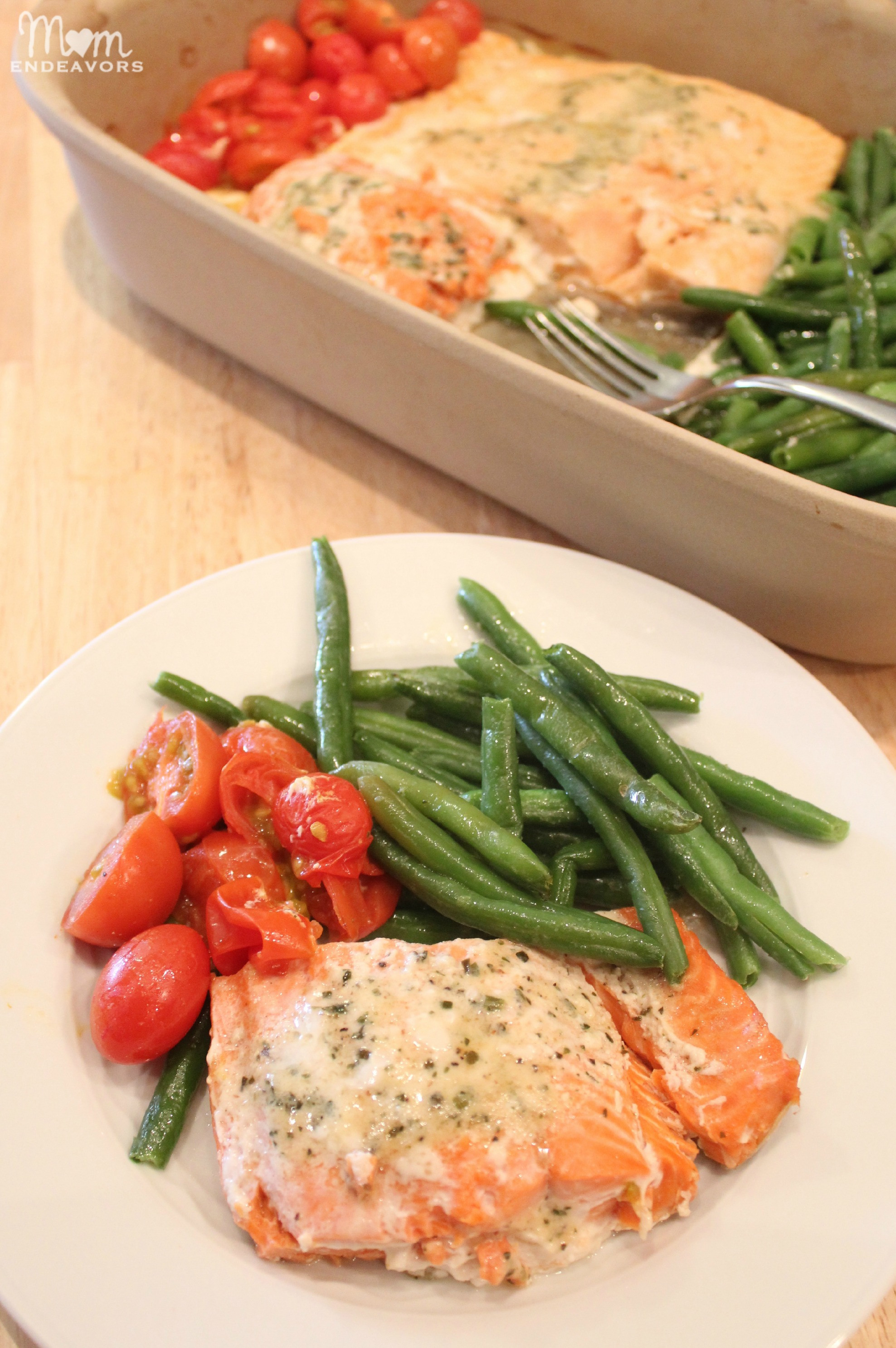 Healthy Easy Dinners
 Quick & Healthy Recipe e Pan Baked Salmon & Ve ables