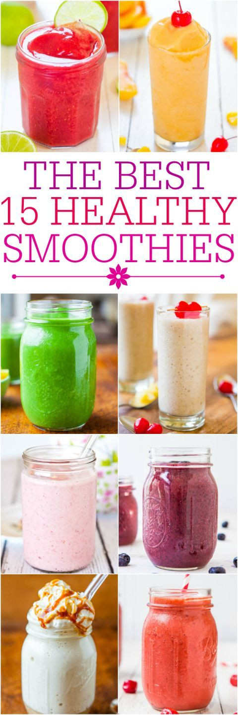 Healthy Easy Smoothie Recipes
 Healthy smoothies Smoothies and Smoothie recipes on Pinterest