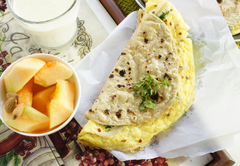 Healthy Egg Breakfast
 Healthy & Fast Breakfast Egg Roll