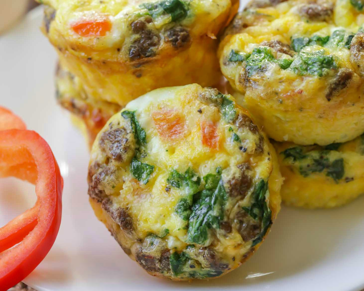 Healthy Egg Breakfast
 Healthy Egg Muffins Recipe 110 Calories Each