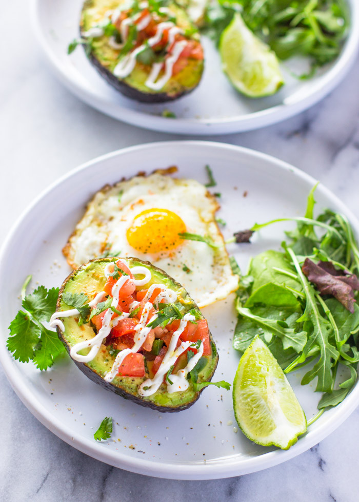 Healthy Egg Breakfast Weight Loss
 Weight loss Salsa Stuffed Avocado & Eggs Breakfast Paleo