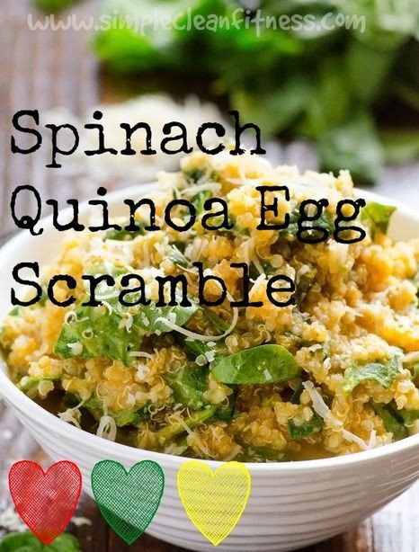 Healthy Egg Recipes For Weight Loss
 Spinach Quinoa Egg Scramble 21 Day Fix Recipes Clean