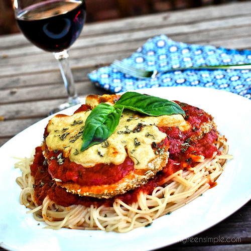 Healthy Eggplant Parmesan
 Eggplant Parmesan